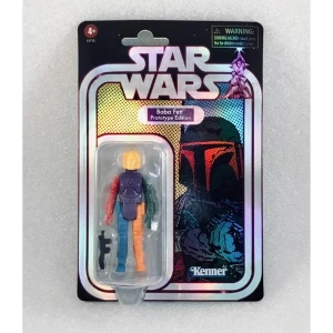 STAR WARS - Retro Collection - Multi-Colored Boba Fett Prototype Edition Action Figure Yellow Helmet Ver.