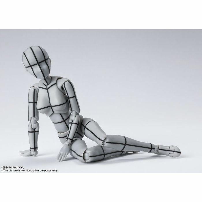 BODY-CHAN - Woman Wireframe Gray Color Ver. S.H. Figuarts Action Figure