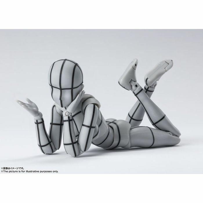 BODY-CHAN - Woman Wireframe Gray Color Ver. S.H. Figuarts Action Figure