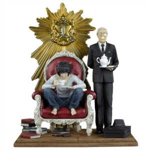 DEATH NOTE - L & Watari 1/6 Diorama Statue