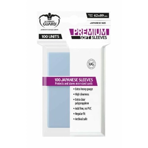 Ultimate Guard Premium Soft Sleeves Japanese Size Transparent (100)