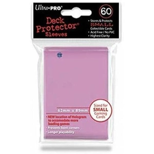 Ultra Pro Deck Protector Card Sleeves Small Size Solid Pink (60)