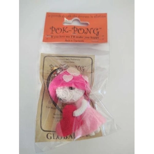 POK-PONG - Love Mushroom Phone Strap Mini Doll