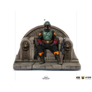 STAR WARS - The Mandalorian - Boba Fett on Throne 1/10 Deluxe BDS Art Scale Statue
