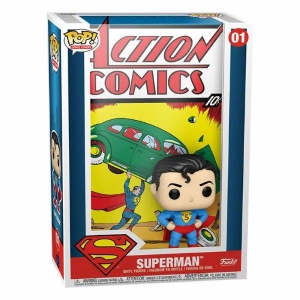 POP! Comic Cover #01 - Dc Comics - Superman Action Comic Vinyl Figure - Damaged Box