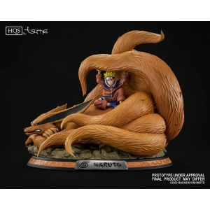 NARUTO - Naruto & Kyubi Fox Linked by the seal HQS 1/8 Mixed Media Statue