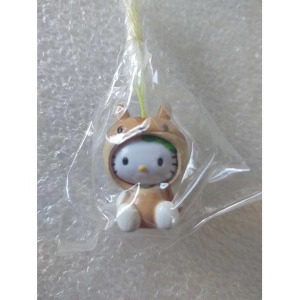 HELLO KITTY - Animals Costume Swing Phone Strap - Chipmunk