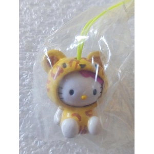 HELLO KITTY - Animals Costume Swing Phone Strap - Leopard