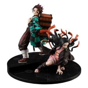 DEMON SLAYER - KIMETSU NO YAIBA - Kamado Brother & Sister Pvc Figure Precious G.E.M.