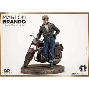 OLD & RARE - Marlon Brando with Bike 1/6 Polystone Statue