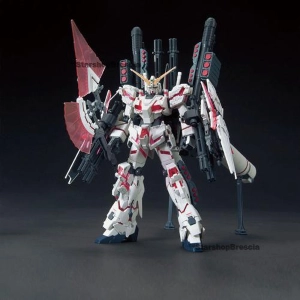 GUNDAM - 1/144 RX-0 Full Armor Unicorn Destroy Mode Red Color Ver. Model Kit HGUC # 199