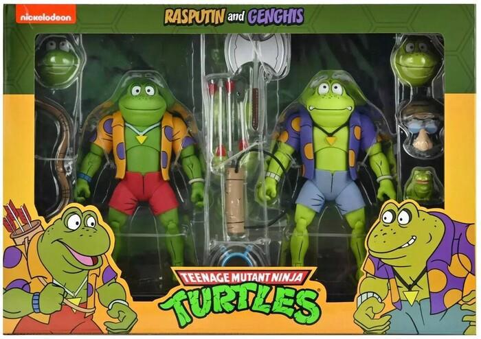 TMNT - Ninja Turtles - Genghis & Rasputin Frog Action Figure 2-Pack