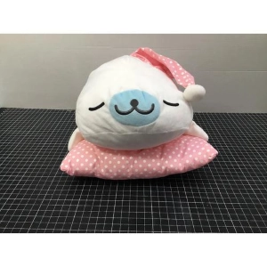 MAMEGOMA - San-X - Seal Oyasumi White Ver. Plush
