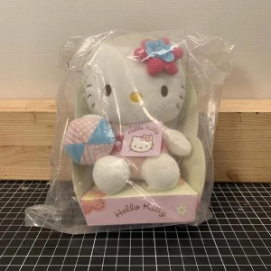 HELLO KITTY - Beanie Plush Type E - 14cm
