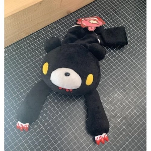 GLOOMY - Chax GP SL CGP-142 Upside Down Pouch Waist Bag Bloody Black Plush