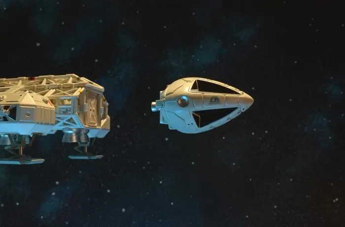 SPACE 1999 - Dragon's Domain - Eagle Transporter & Alpha Moonbuggy Set Die Cast Limited Edition