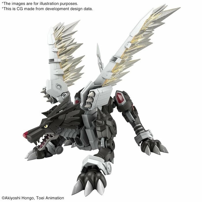 DIGIMON - Figure-rise Standard MetalGarurumon Amplified Black Ver. Model Kit