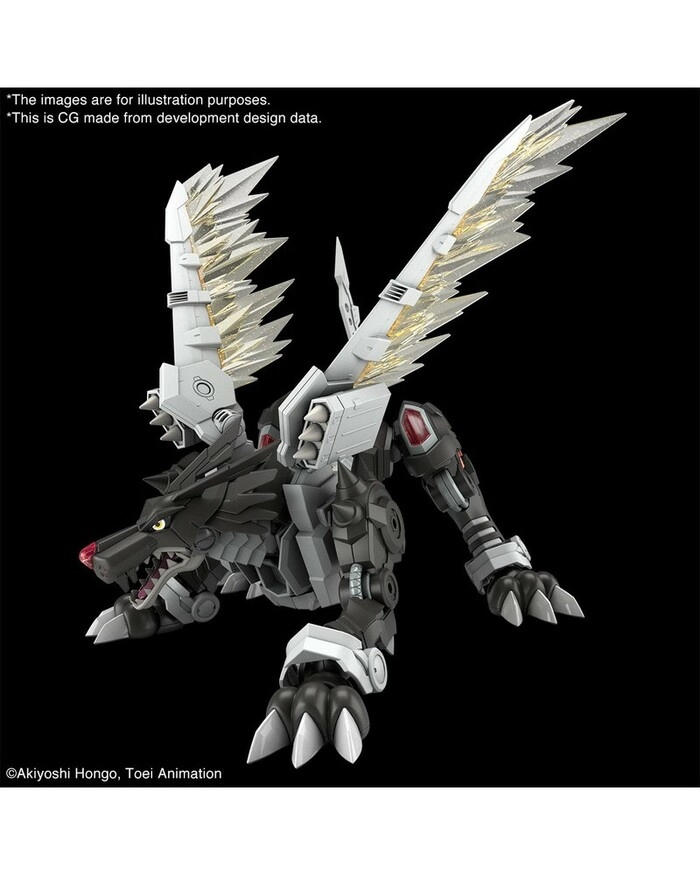 DIGIMON - Figure-rise Standard MetalGarurumon Amplified Black Ver. Model Kit