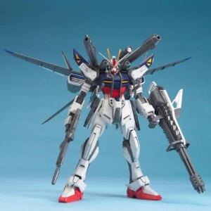 GUNDAM - 1/100 Strike E + IWSP Lukas Use Master Grade Model Kit MG