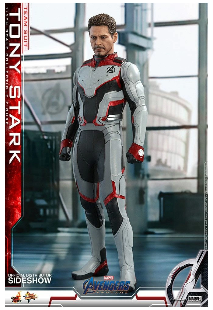 MARVEL - Avengers Endgame - Tony Stark Team Suit 1/6 Action Figure 12" MMS537