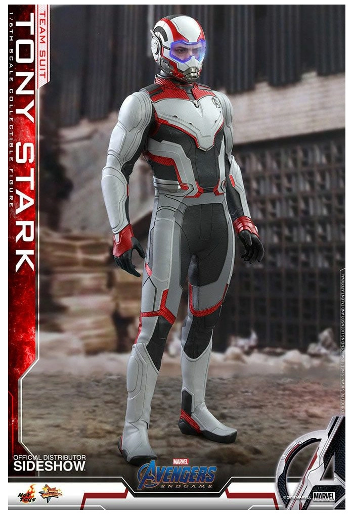 MARVEL - Avengers Endgame - Tony Stark Team Suit 1/6 Action Figure 12" MMS537