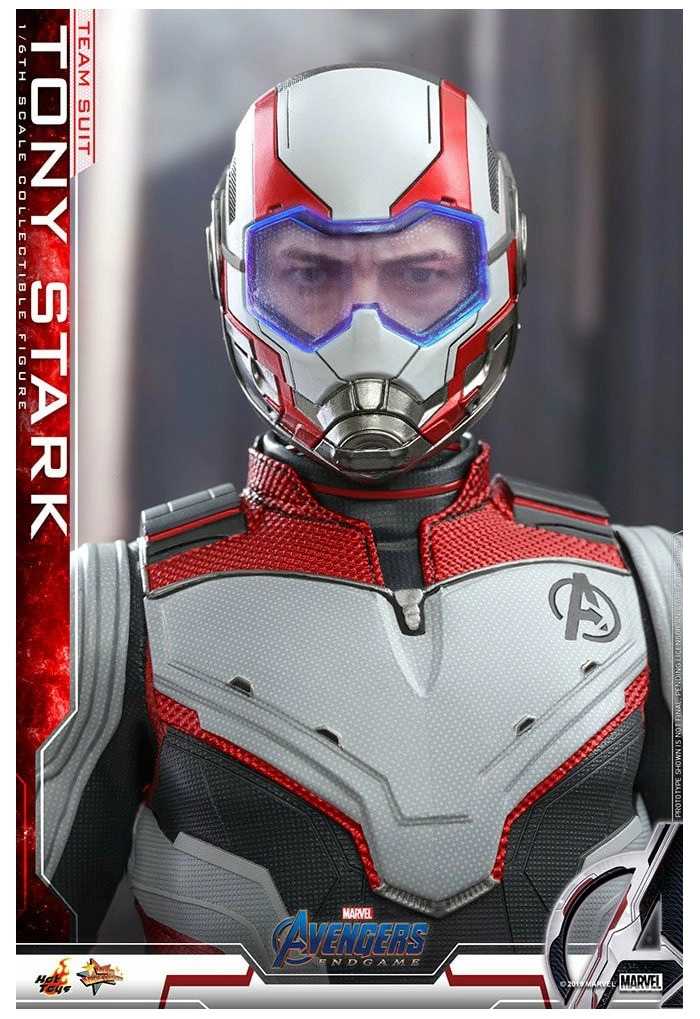 MARVEL - Avengers Endgame - Tony Stark Team Suit 1/6 Action Figure 12" MMS537