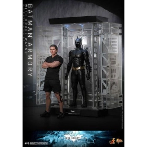 BATMAN - The Dark Knight Rises - Batman Armory with Bruce Wayne 1/6 Action Figure 12" MMS702