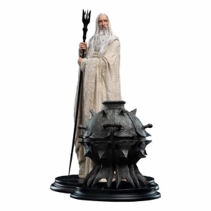 LORD OF THE RINGS - Classic Series - Saruman and the Fire of Orthanc 1/6 Polystone Statue