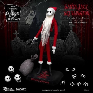 NIGHTMARE BEFORE CHRISTMAS - Santa Jack Skellington 1/9 Dynamic 8ction Heroes Action Figure