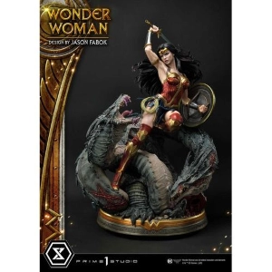 WONDER WOMAN - Wonder Woman vs. Hydra 1/3 Polystone Statue
