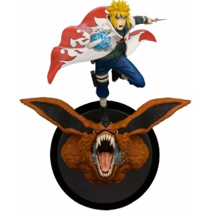 NARUTO SHIPPUDEN - Minato Namikaze Vs Nine Tailed Fox 1/8 Wall Statue