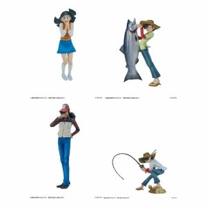 FISHERMAN SANPEI - Mini Figures Set of 4