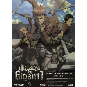 Attacco Dei Giganti Volume 4 Eps 14-17 Limited Edition Blu-ray + DVD