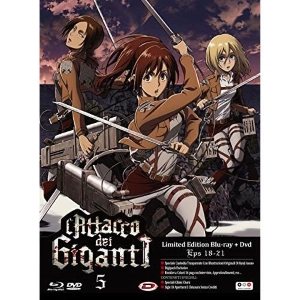 Attacco Dei Giganti Volume 5 Eps 18-21 Limited Edition Blu-ray + DVD