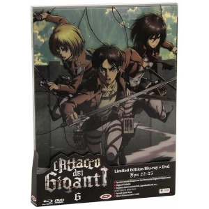 Attacco Dei Giganti Volume 6 Eps 22-25 Limited Edition Blu-ray + DVD