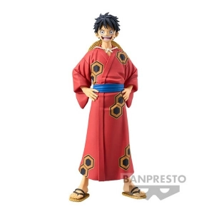 ONE PIECE - The Grandline Men Wano Country - Monkey D. Luffy Yukata Ver. Pvc Figure