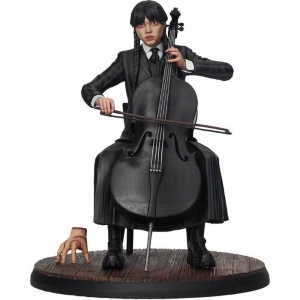 ADDAMS FAMILY - Wednesday With Cello And Thing Pvc Figure
