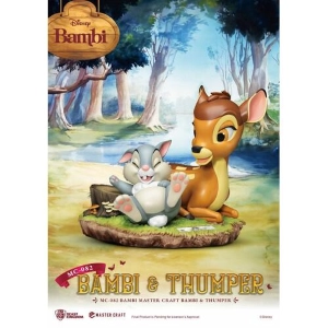 DISNEY - Bambi & Thumper Master Craft Statue