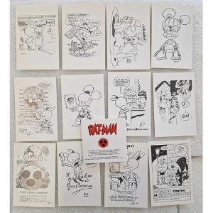 Rat-Man Set 12 Cartoline Lucca Comics 2011 Official Fans Club - Leo Ortolani