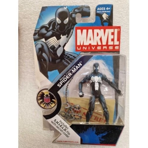 MARVEL - Marvel Universe Series 3 Black Costume Spider-Man Action Figure #18