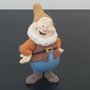DISNEY - Snow White and the Seven Dwarfs - Happy Gongolo Polystone Statue