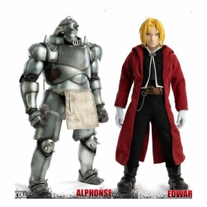 FULLMETAL ALCHEMIST - Brotherhood - Alphonse & Edward Elric 1/6 Action Figure 12" 2-Pack