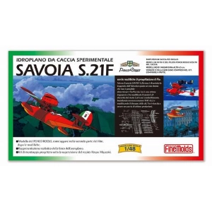 PORCO ROSSO - 1/48 Savoia S.21F Late Model Seaplane Model Kit