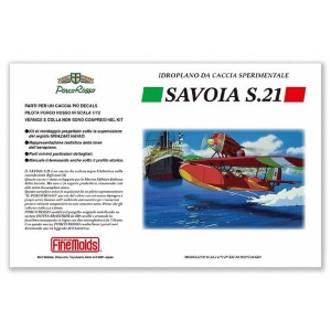 PORCO ROSSO - 1/72 Savoia S.21 Seaplane Fighter Model Kit
