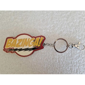 BIG BANG THEORY - Bazinga ! Metal Keychain