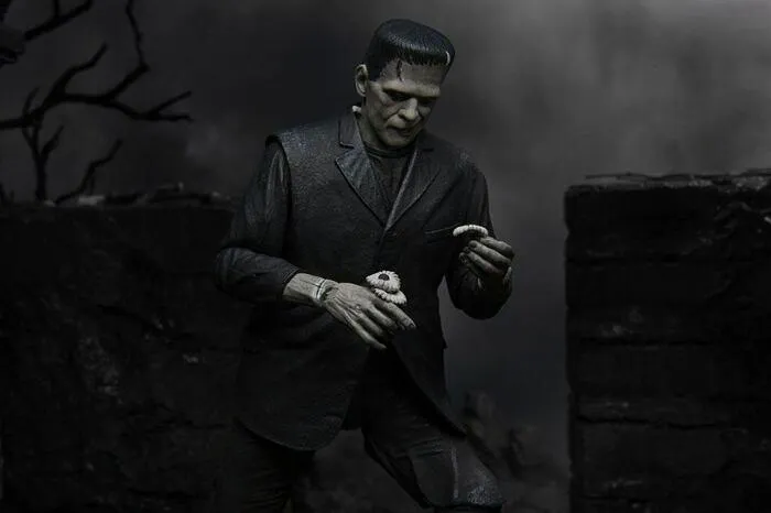 UNIVERSAL MONSTERS - Frankenstein Monster Black & White Ver. Ultimate Action Figure