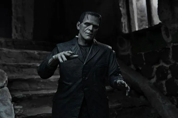 UNIVERSAL MONSTERS - Frankenstein Monster Black & White Ver. Ultimate Action Figure