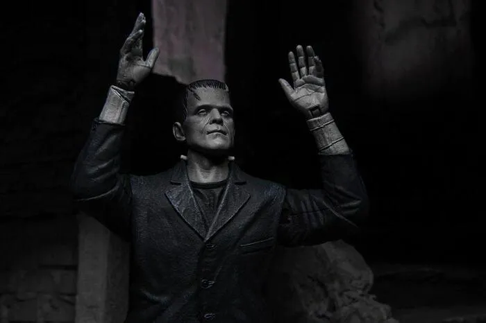 UNIVERSAL MONSTERS - Frankenstein Monster Black & White Ver. Ultimate Action Figure