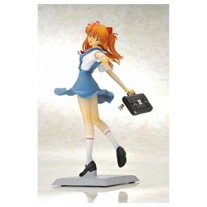 EVANGELION - Asuka School Uniform Ver. 1/6 Completed Coldcast Statue