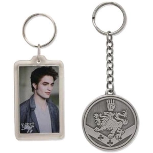 TWILIGHT SAGA - New Moon - Edward and Lion Keychain Set